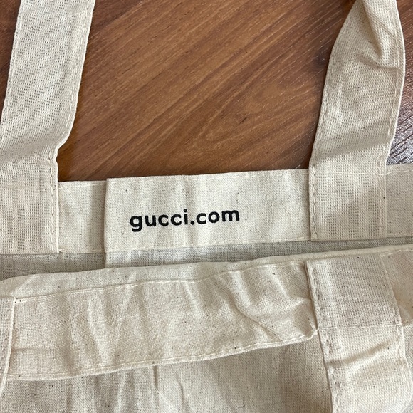 Authentic Gucci Canvas shopping bag NEW - Picture 4 of 8